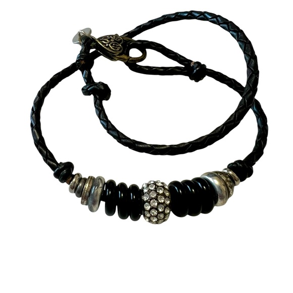 Lizzy James Jewelry - Lizzy James Double Bracelet with Black Cord